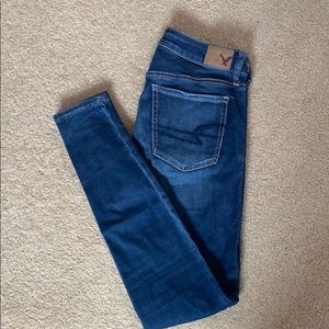 American Eagle Dark Wash Skinny Jeans